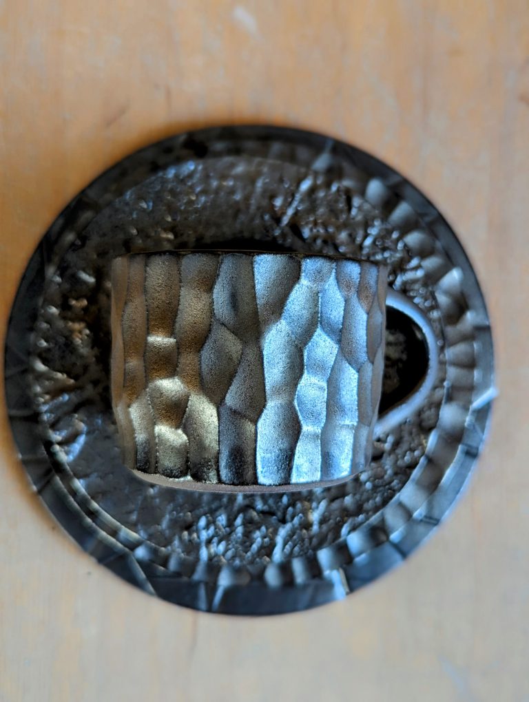 czarka espresso z talerzykiem