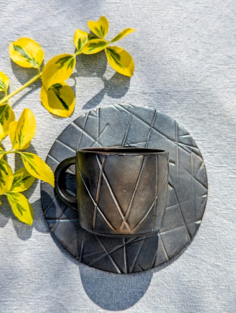 czarka espresso z talerzykiem